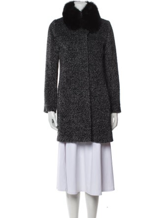 Max Mara Studio Alpaca Faux Fur Jacket