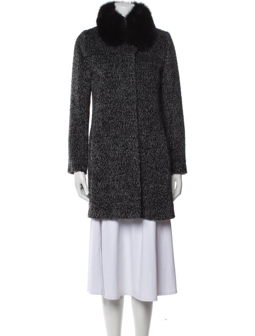 Max Mara Studio Alpaca Faux Fur Jacket