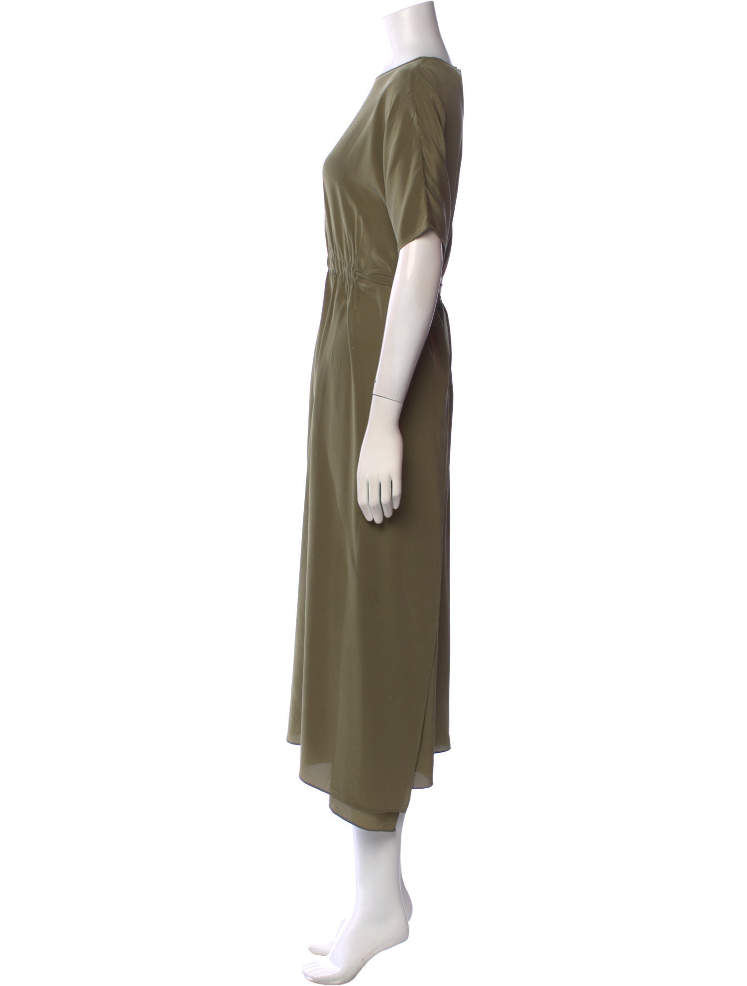 Max Mara Studio Crew Neck Long Dress