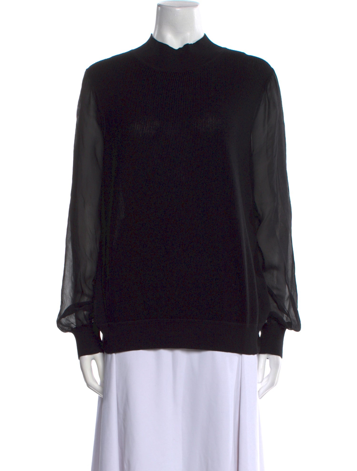 Max Mara Studio Mock Neck Sweater