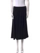 Max Mara Studio Pleated Accents Midi Length Skirt