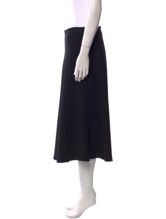 Max Mara Studio Pleated Accents Midi Length Skirt