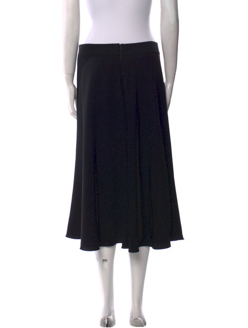 Max Mara Studio Pleated Accents Midi Length Skirt