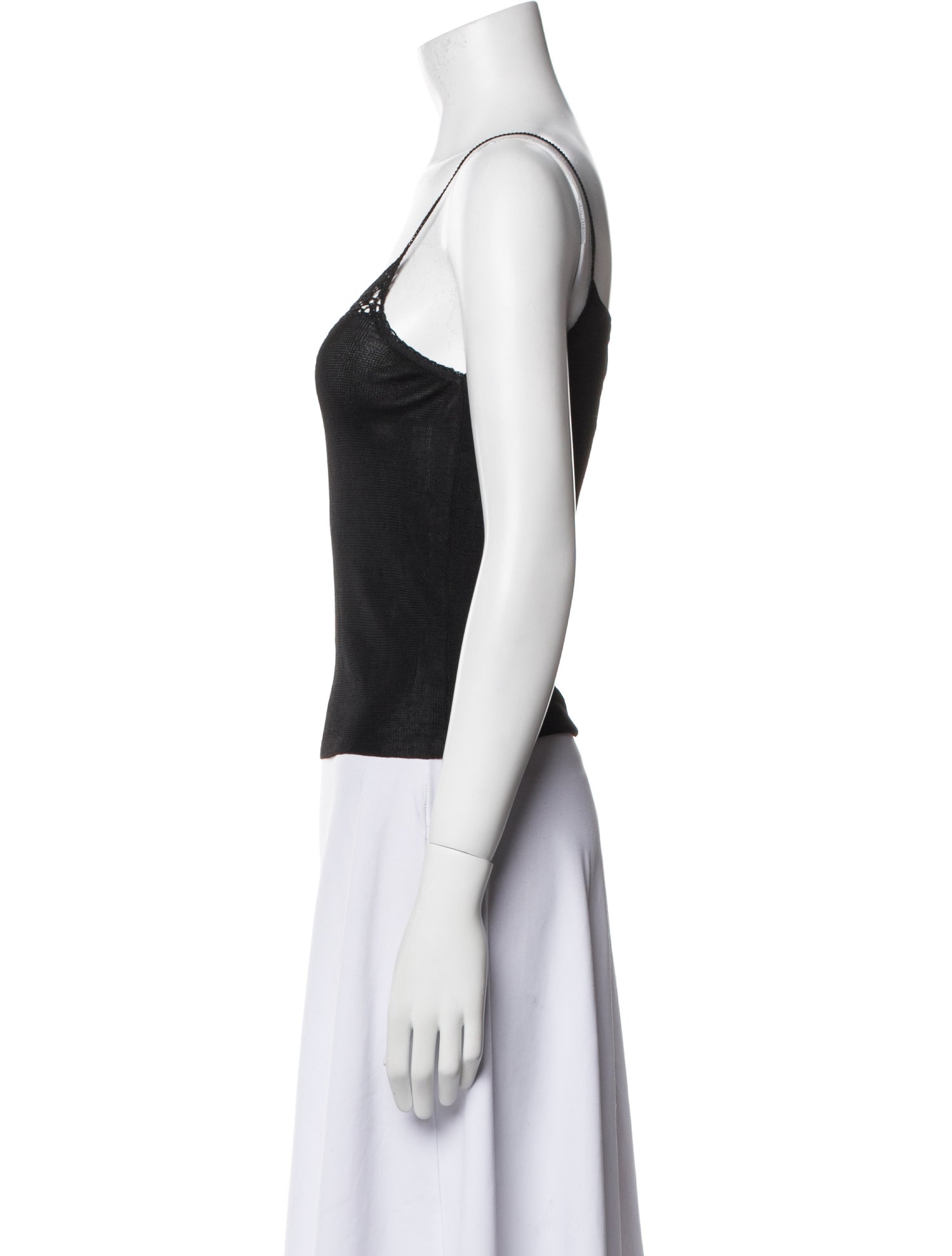 Max Mara Studio Square Neckline Sleeveless Top