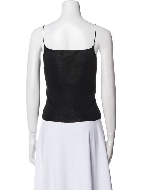 Max Mara Studio Square Neckline Sleeveless Top