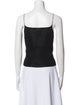 Max Mara Studio Square Neckline Sleeveless Top