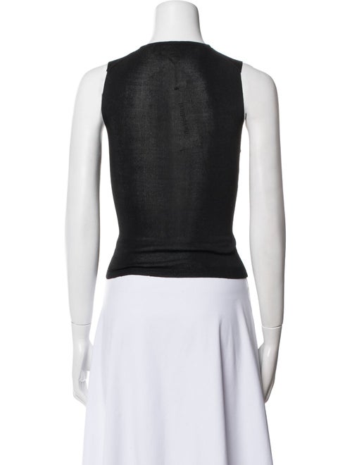 Max Mara Studio V-Neck Sleeveless Top
