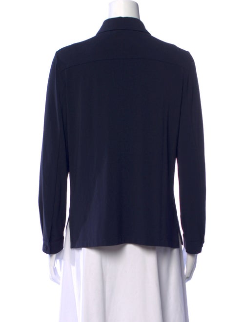 Max Mara Studio Long Sleeve Button-Up Top