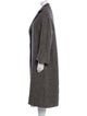 Max Mara Studio Alpaca Tweed Pattern Coat