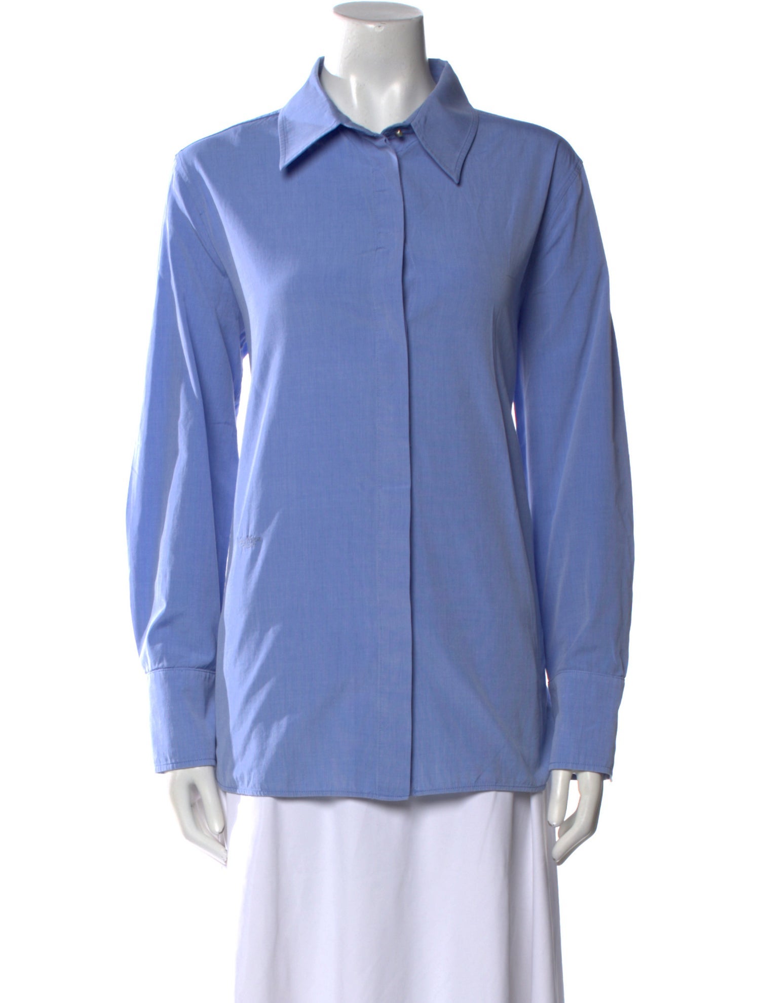 Max Mara Studio Long Sleeve Button-Up Top