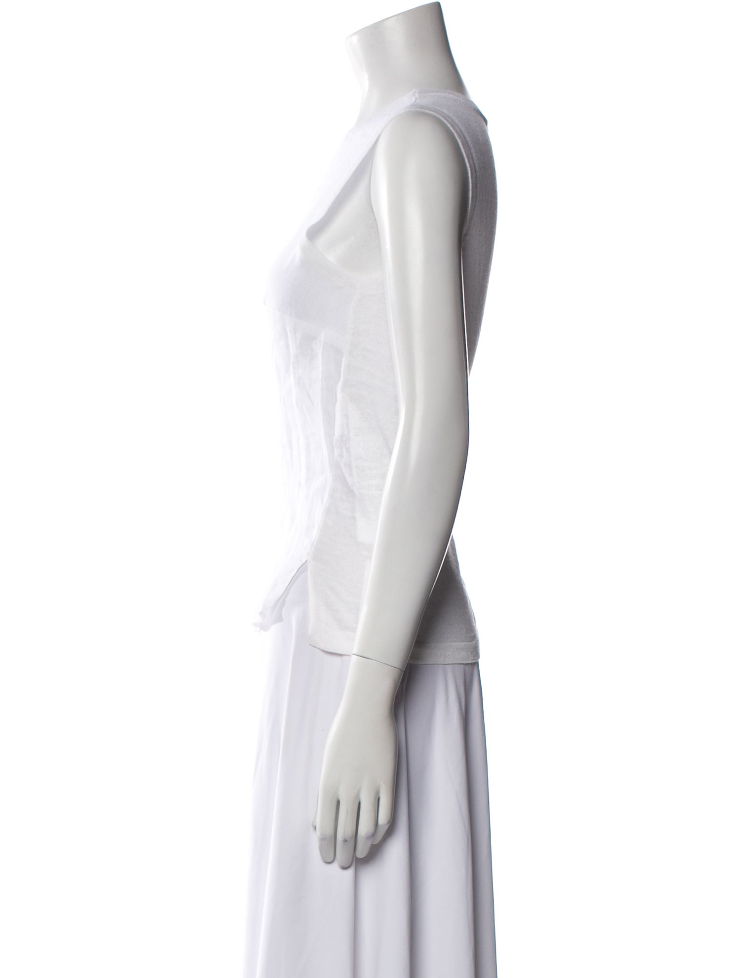 Max Mara Studio Linen Crew Neck Top w/ Tags