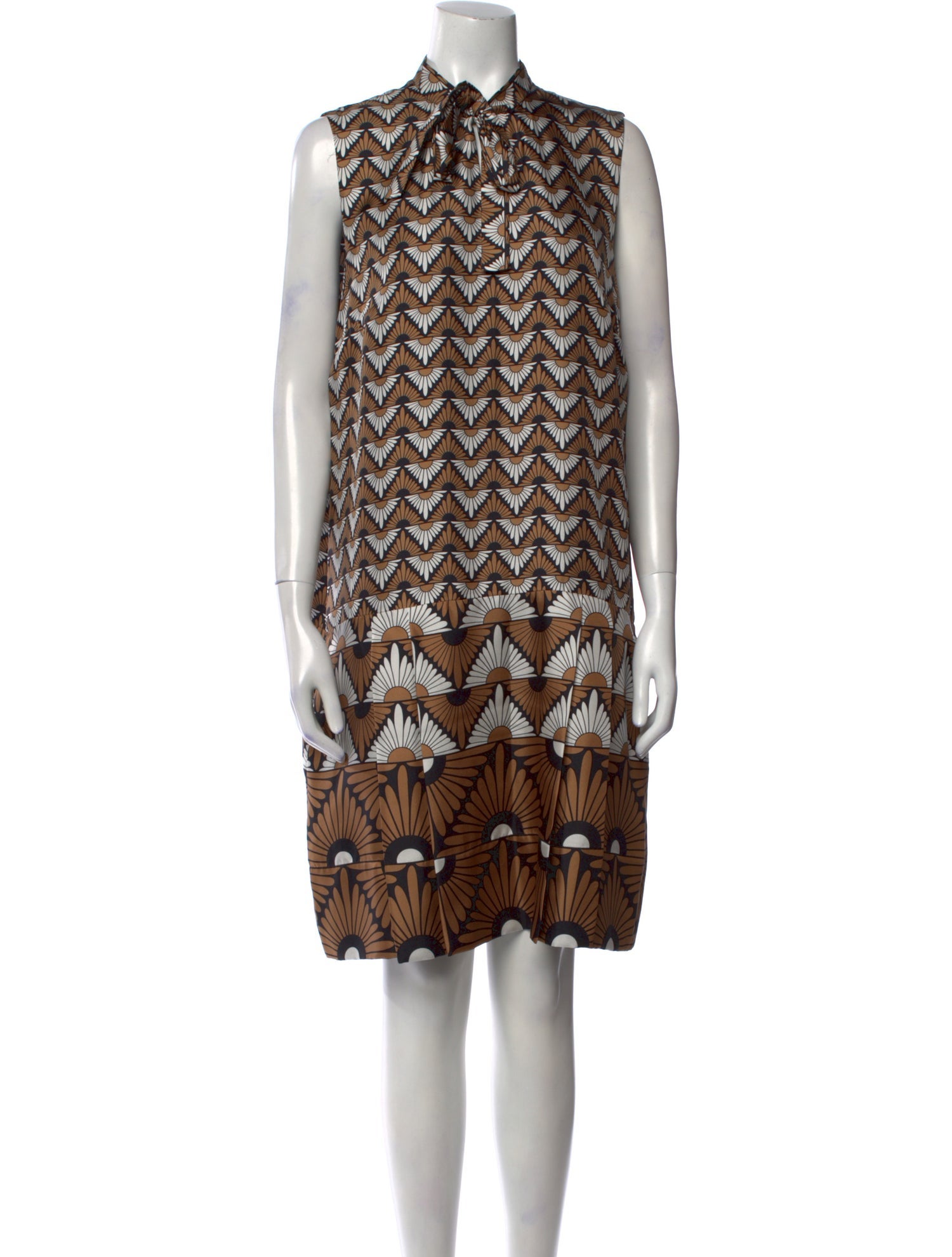 Max Mara Studio Silk Knee-Length Dress