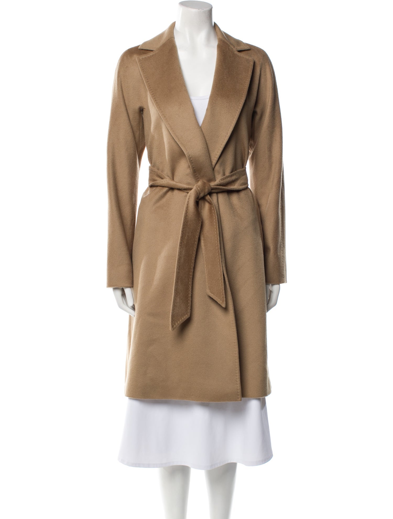 Max Mara Studio Luana Virgin Wool Trench Coat w/ Tags