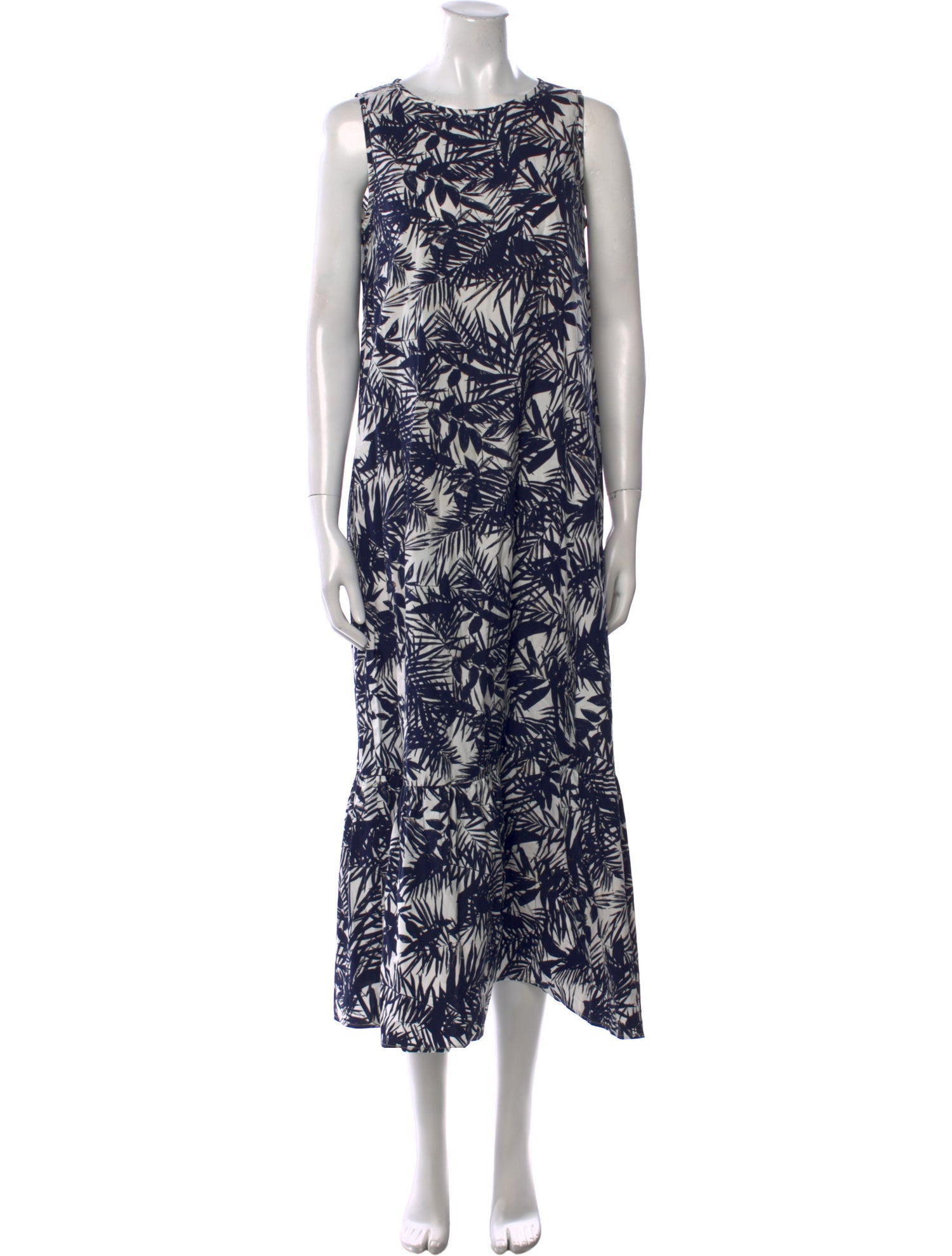 Max Mara Studio Printed Long Dress
