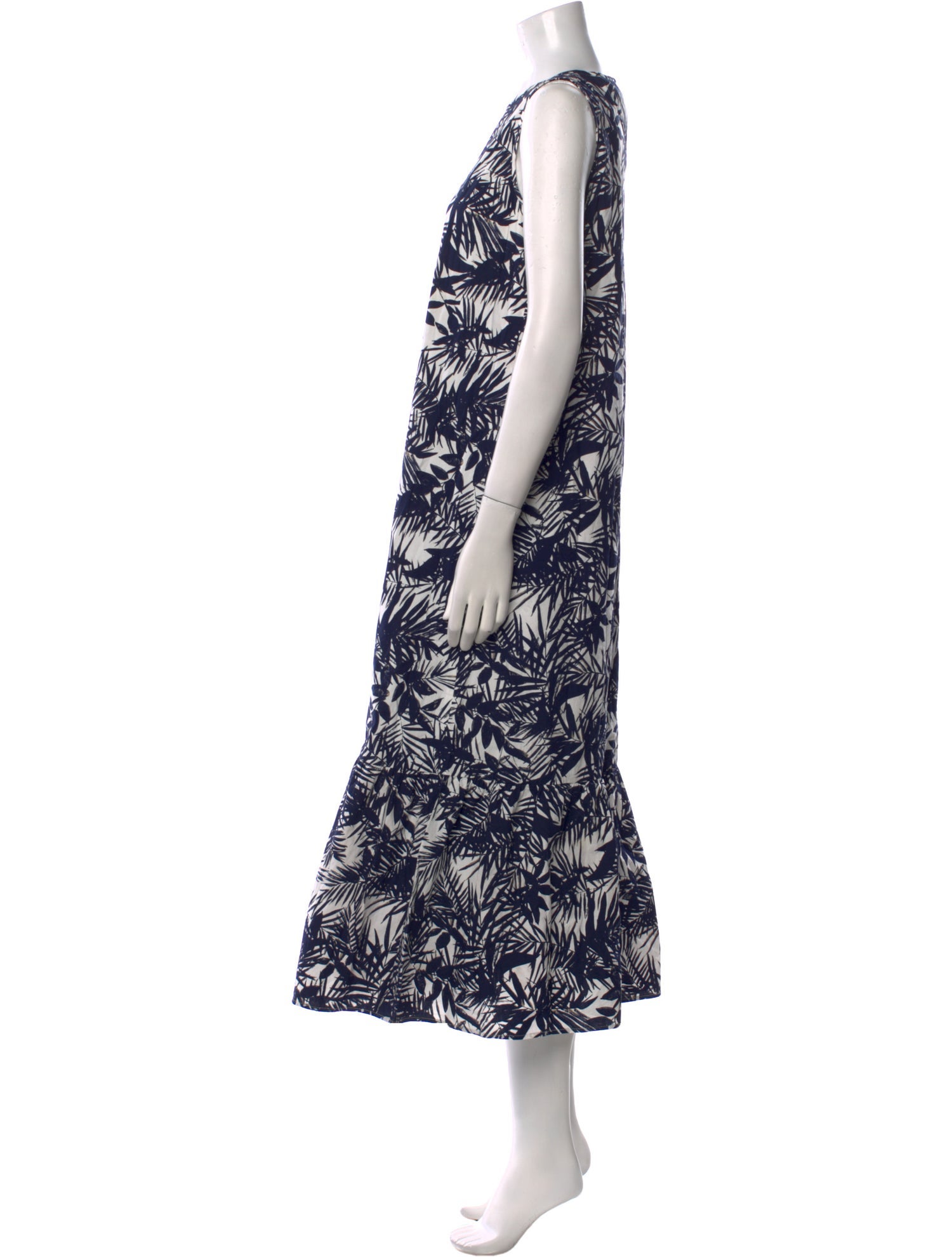 Max Mara Studio Printed Long Dress