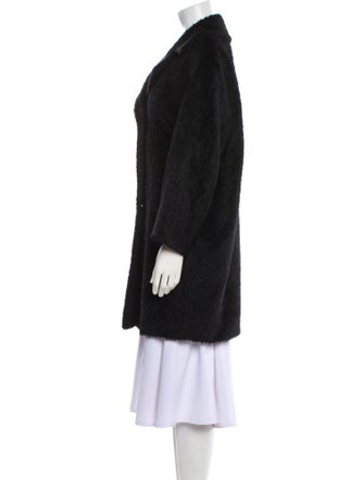 Max Mara Studio Alpaca Faux Fur Coat