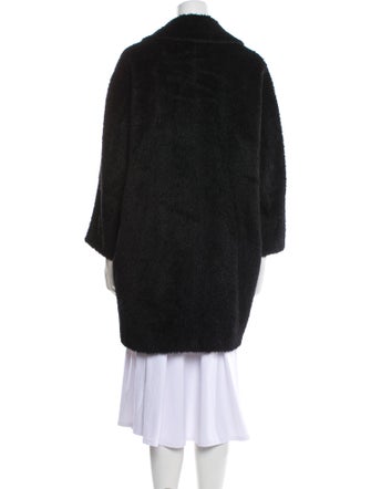 Max Mara Studio Alpaca Faux Fur Coat