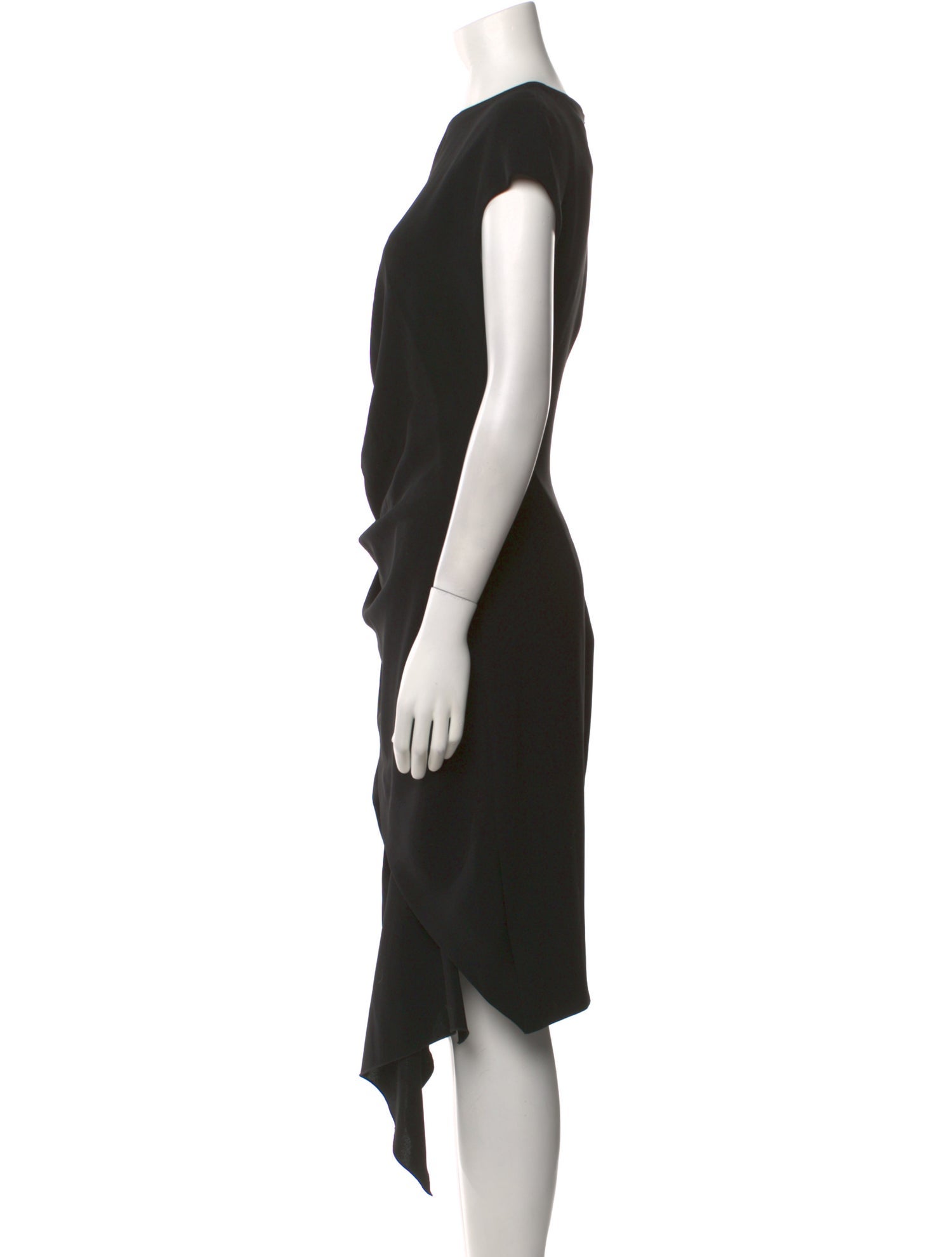 Max Mara Studio One-Shoulder Midi Length Dress