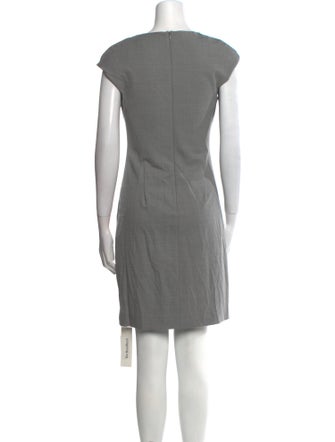 Max Mara Studio Bateau Neckline Mini Dress