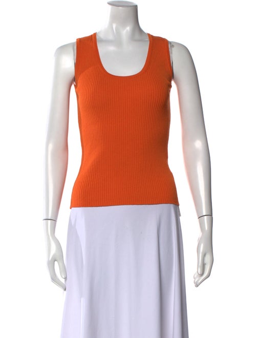 Max Mara Studio Scoop Neck Sleeveless Top
