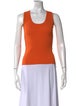 Max Mara Studio Scoop Neck Sleeveless Top
