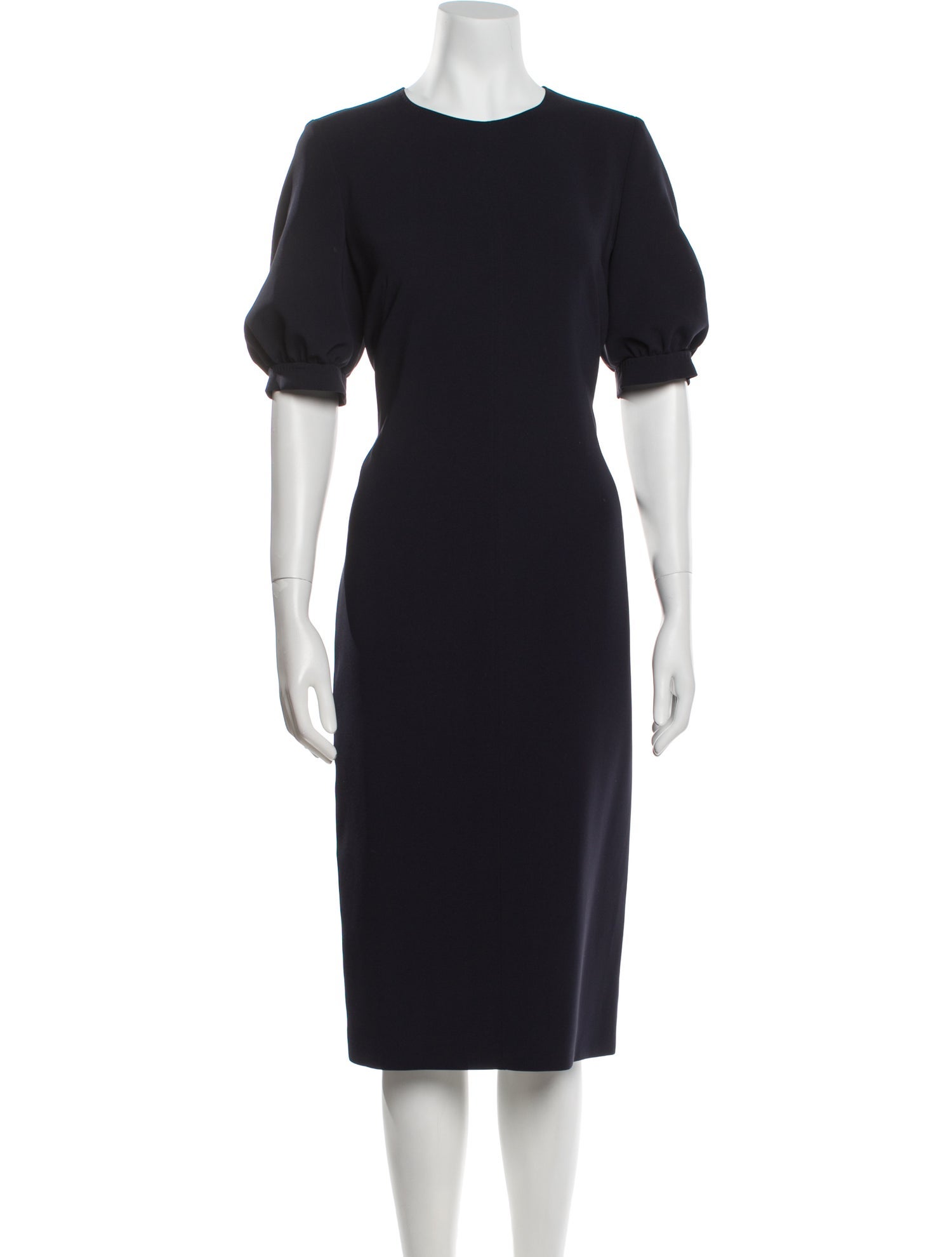 Max Mara Studio Crew Neck Midi Length Dress w/ Tags