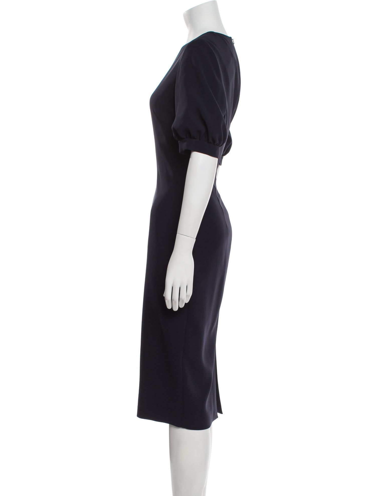 Max Mara Studio Crew Neck Midi Length Dress w/ Tags