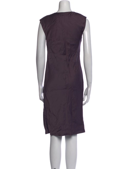 Max Mara Studio V-Neck Knee-Length Dress