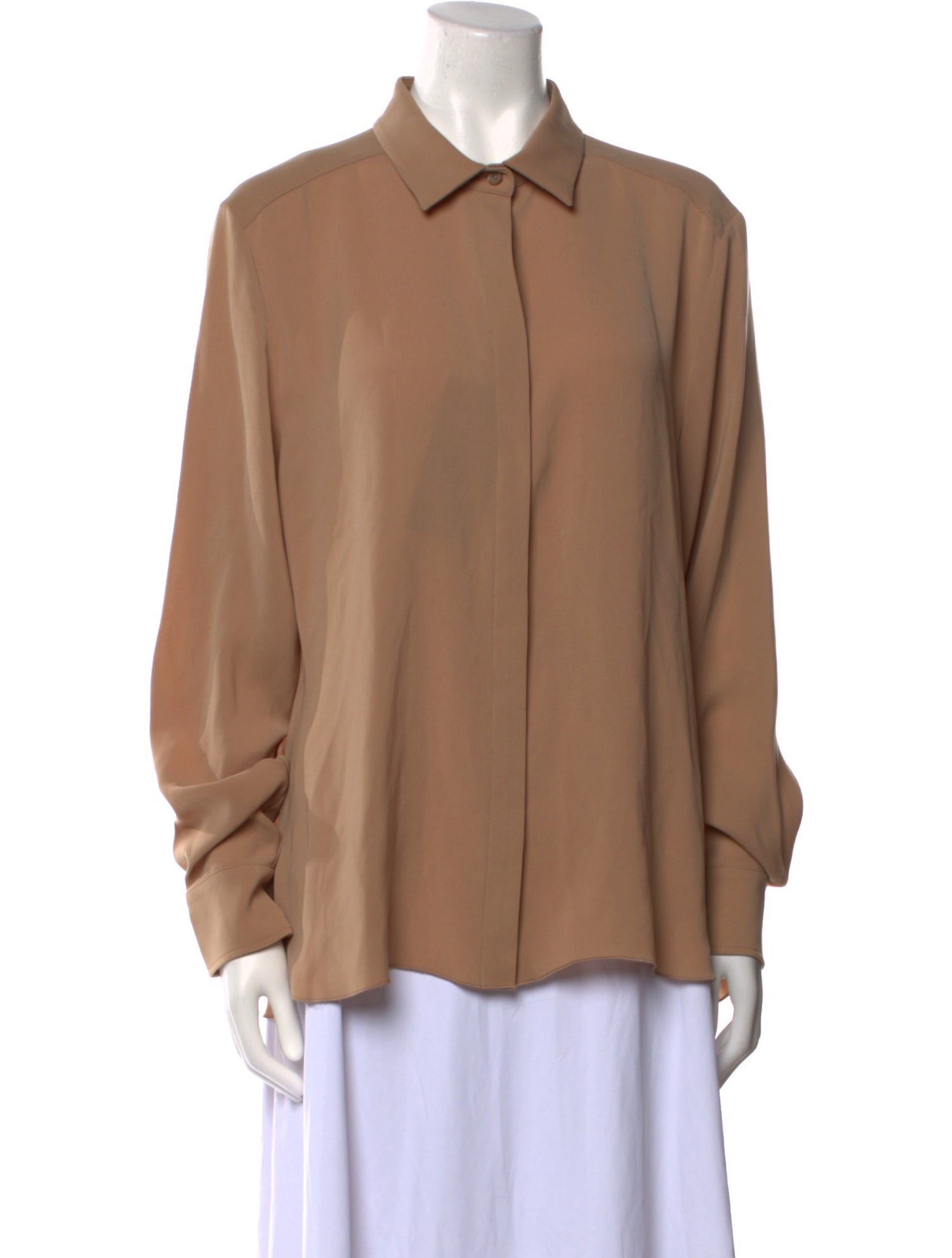 Max Mara Studio Long Sleeve Button-Up Top w/ Tags
