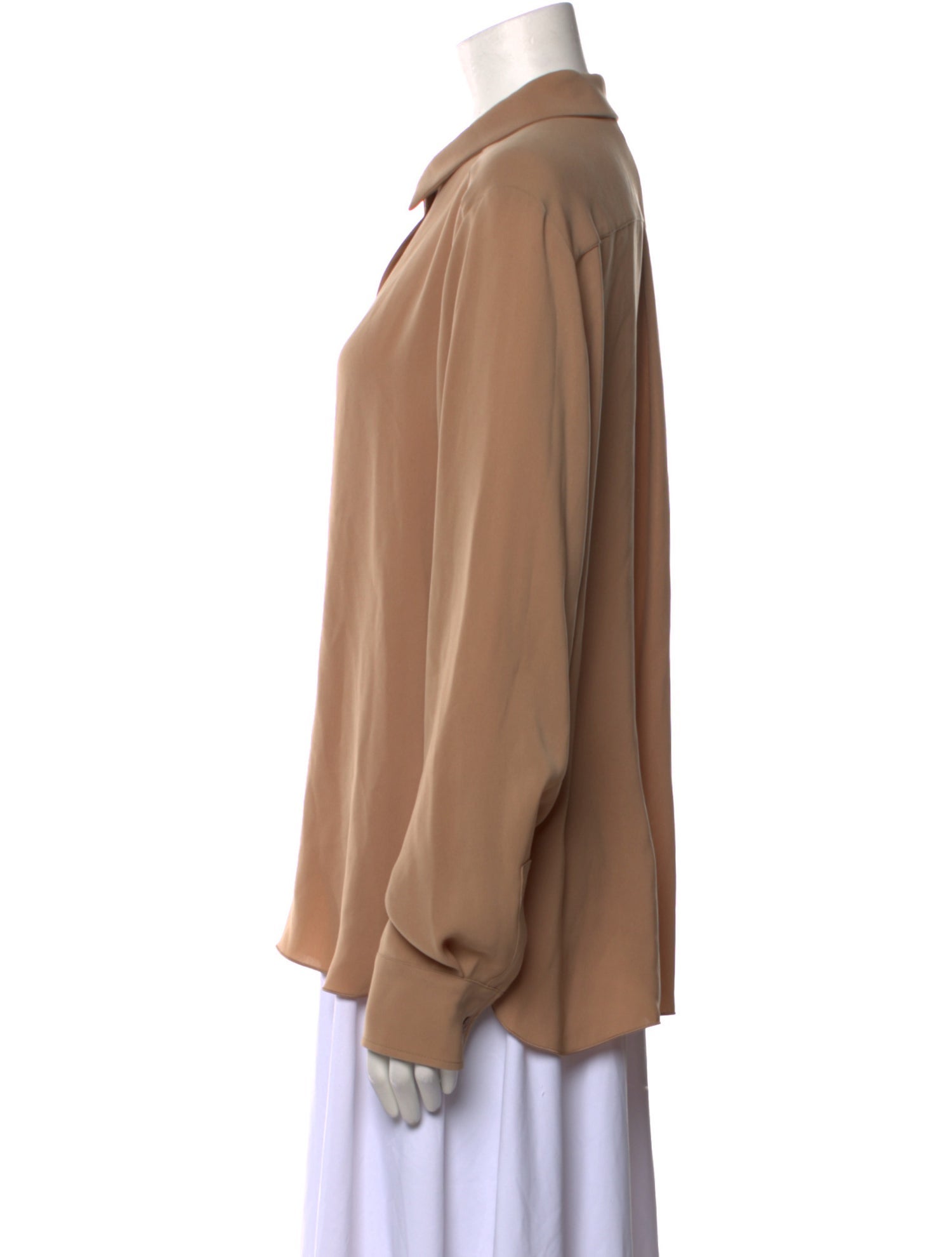 Max Mara Studio Long Sleeve Button-Up Top w/ Tags