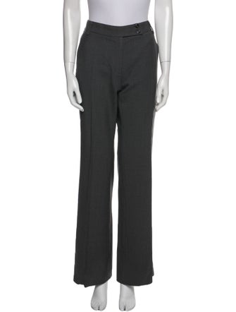 Max Mara Studio Virgin Wool Wide Leg Pants