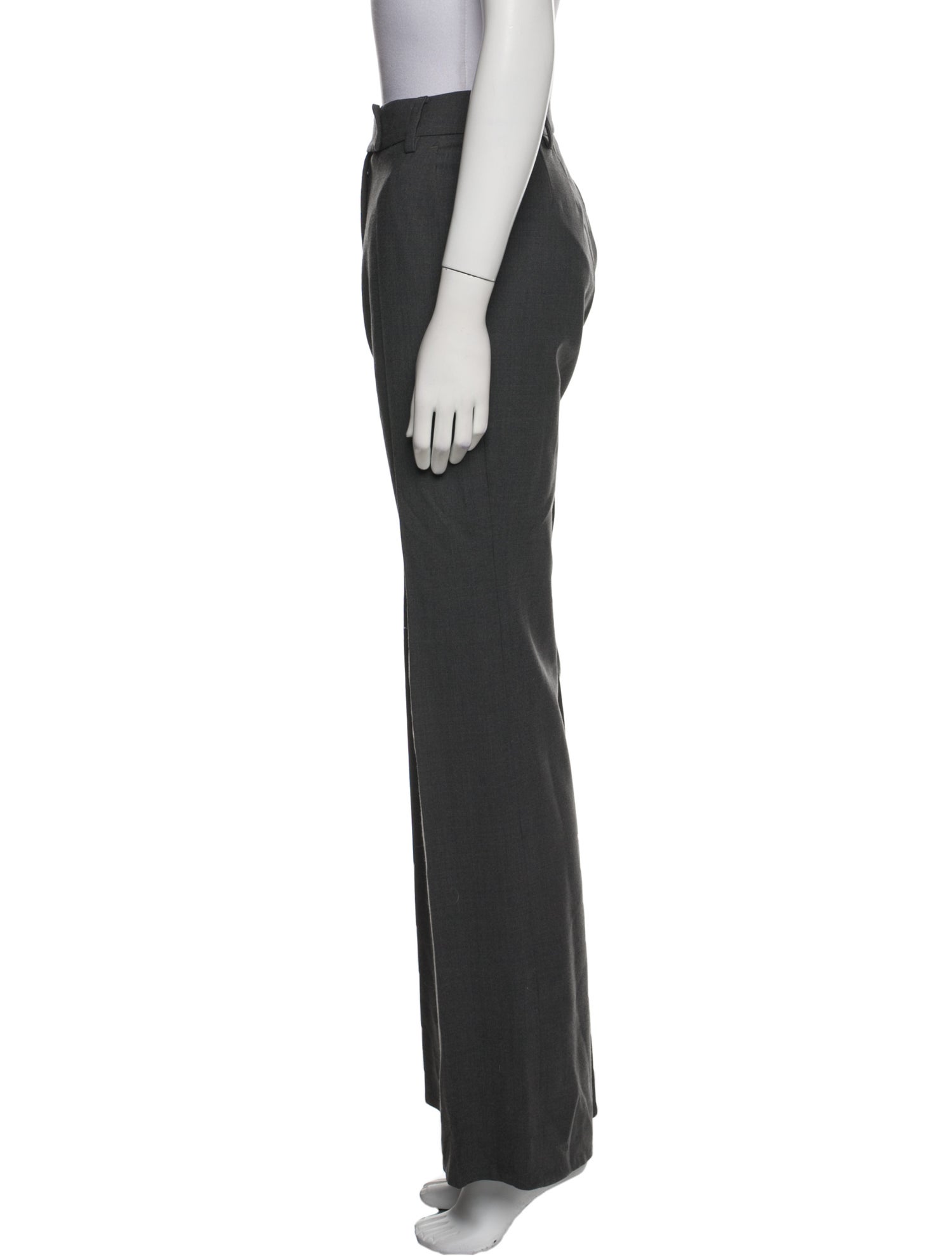 Max Mara Studio Virgin Wool Wide Leg Pants