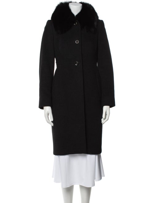 Max Mara Studio Angora Faux Fur Coat