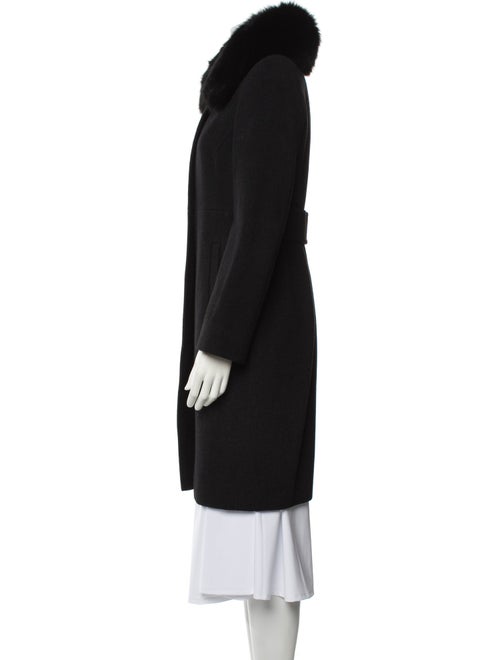 Max Mara Studio Angora Faux Fur Coat