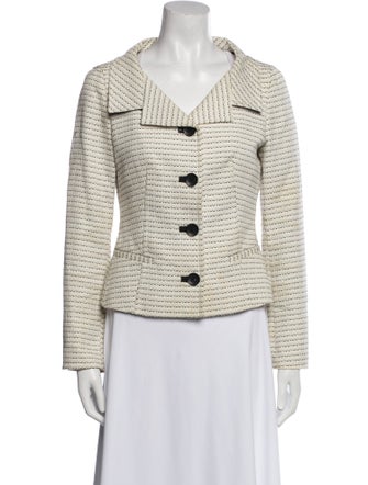 Max Mara Studio Tweed Pattern Blazer