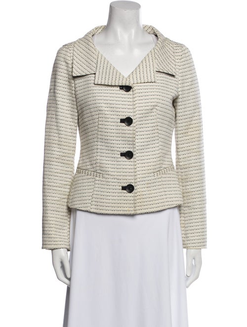 Max Mara Studio Tweed Pattern Blazer