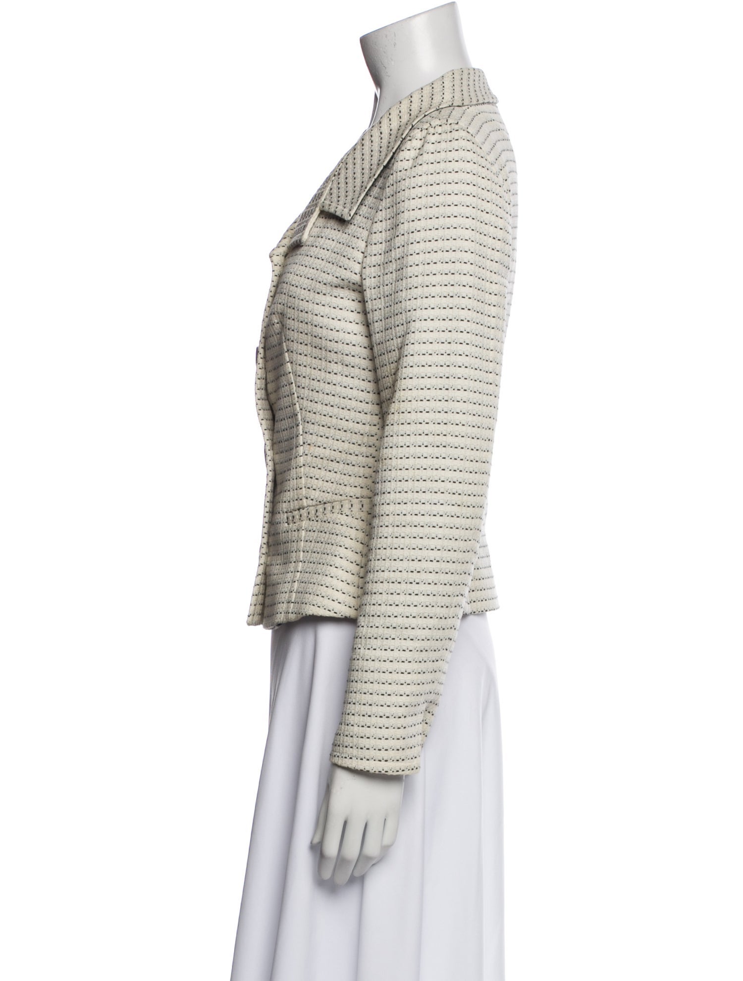 Max Mara Studio Tweed Pattern Blazer