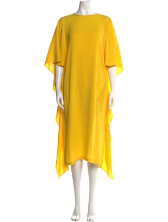 Max Mara Studio Crew Neck Long Dress