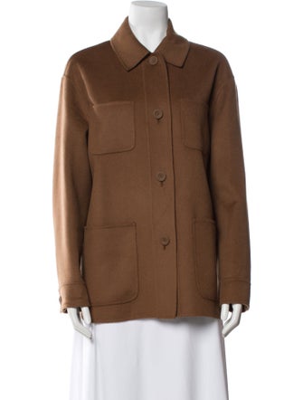 Max Mara Studio Virgin Wool Utility Jacket