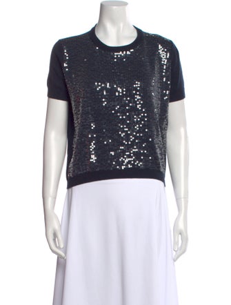 Max Mara Studio Silk Patterned Sweater