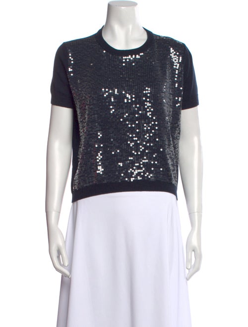 Max Mara Studio Silk Patterned Sweater