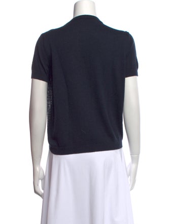 Max Mara Studio Silk Patterned Sweater