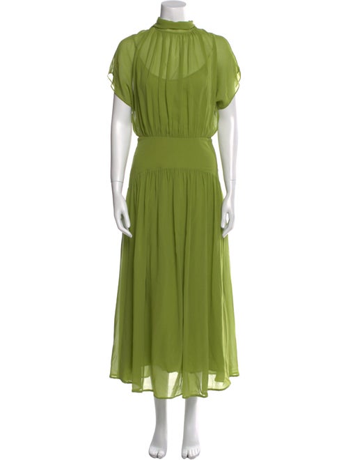 Max Mara Studio Mock Neck Long Dress