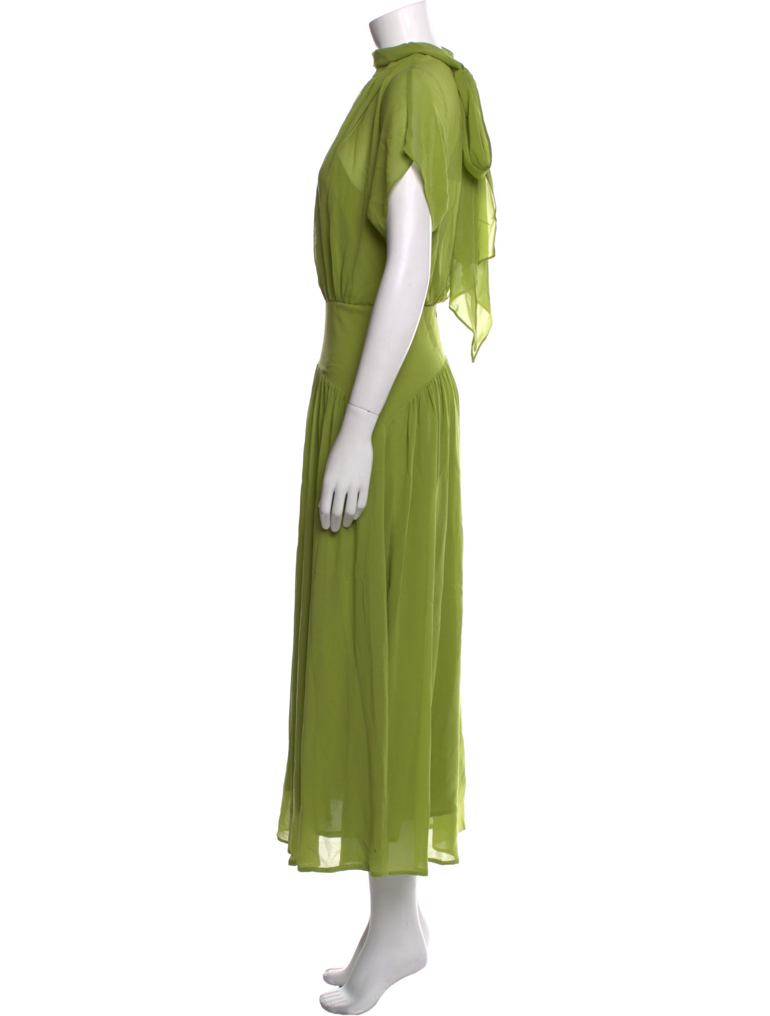 Max Mara Studio Mock Neck Long Dress