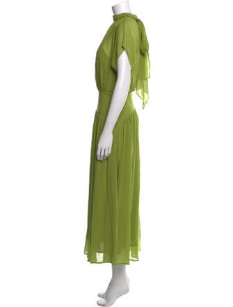 Max Mara Studio Mock Neck Long Dress