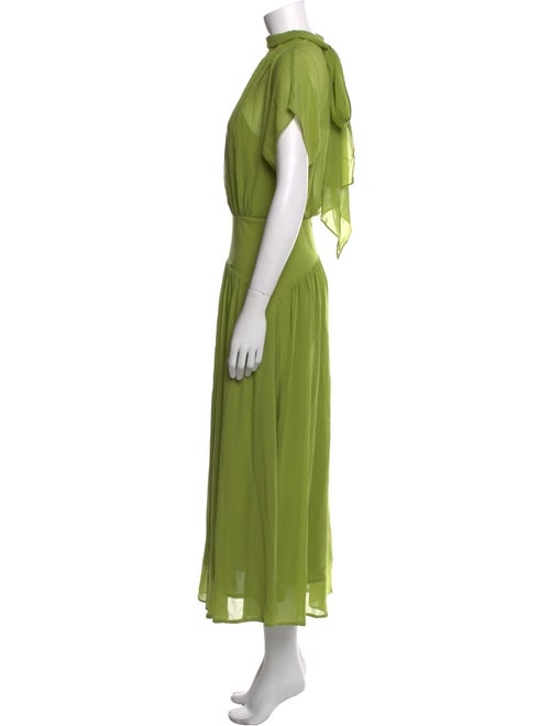 Max Mara Studio Mock Neck Long Dress