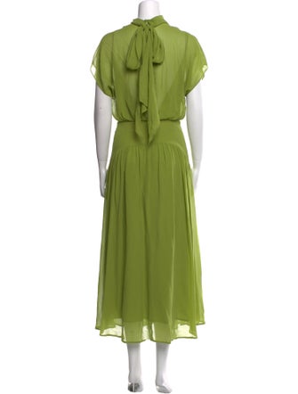 Max Mara Studio Mock Neck Long Dress