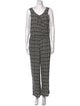 Max Mara Studio Printed Scoop Neck Jumpsuit