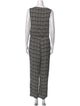 Max Mara Studio Printed Scoop Neck Jumpsuit