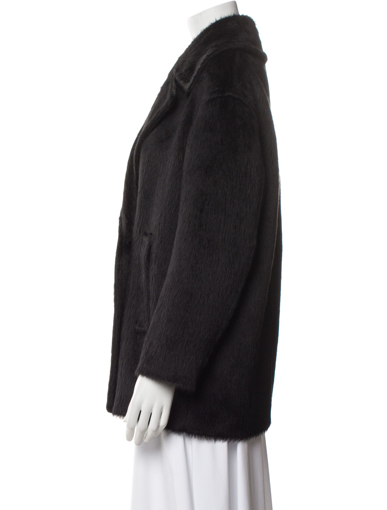 Max Mara Studio Alpaca Peacoat